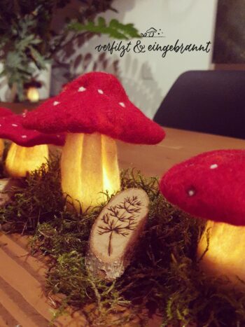 Garderobe "Magic Mushroom" Filzlis Filzen Online-Shop Geschenkideen