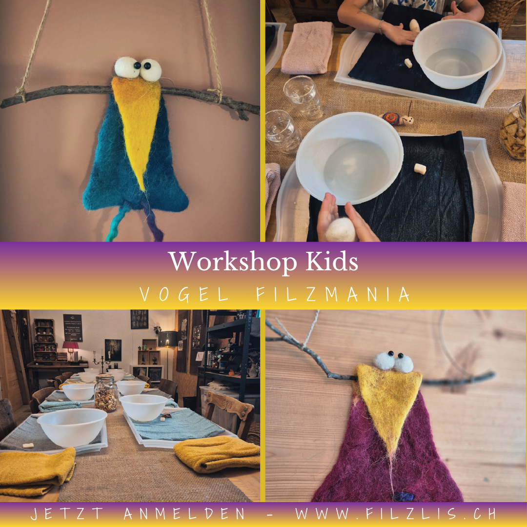 Workshop Vogel Filzmania Filzmania Filzworkshop Knonau