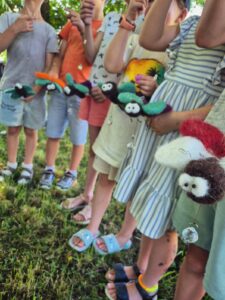 Kindergeburtstag Nadelgefilzte Schmetterlinge