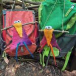 Nassgeflzte Vögel von Waldspielgruppenkids